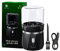 Electric Herb Grinder, Spice Grinder with 1.7oz/50ml Glass Herb Jar Rechargeable Electric Crusher