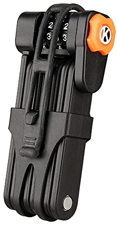 Antivol De Vélo, Antivol Pliable, Acier Antivol à Nombre De Vélos, Antivol Vélo Pliable, Avec Support, 85 Cm, Noir, Pour Vélos De Course, Vélo, Moto, Scooter, Porte Pliable