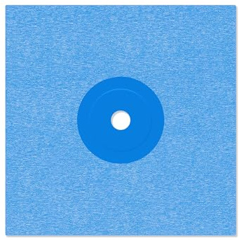 Isolbau Wandmanschette P3 Blau - 100 Stück 120 mm Dichtband - Wasserdichte Manschette für Sanitär, Dusche, Bad, Fliesen, Abdichtung Dichtmanschette für Innen- & Außenbereich