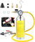 MOTOCOCHE AC Flush Kit con manómetro, válvula de alivio de presión, cabezal pulverizador y manguera, limpiador HVAC para tubos de aire acondicionado refrigerante R410A, R134A, R22, condensador