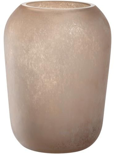 LEONARDO HOME Trogolo vas, 1 styck, elegant strutsvas för blommor och grenar, naturlig estetik i mjuka jordtoner, autentisk och mångsidig design, höjd 22 cm, beige, 033203
