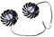 2Pcs PLD09210B12HH Graphics Card Coolers Fan Replacement Low Noise Notebook Graphics Card Radiators Cooling Fan For GTX1660S