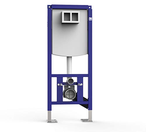 Sanit Element INEO Plus (Einbaurahmen für Wand WC, ohne Betätigungsplatte, 2 Mengen-Spülung) 90.724.00.0000, grau