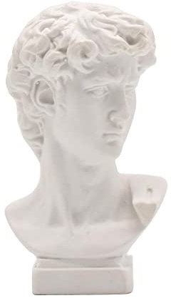 Picaru David Small Statue, Resin Figurines Table Decoration Figure Art Work