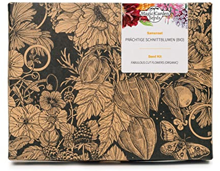 Underbara snittblommor (ekologiska) - frögåvoset med 8 fantastiska blomstersorter för vasen