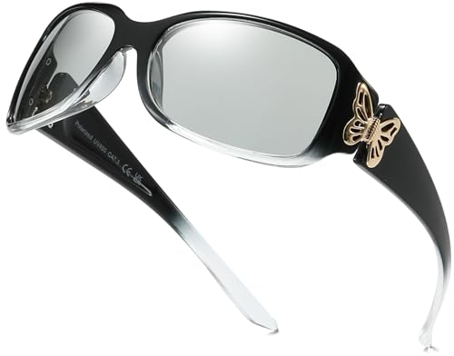 LVIOE Photochrome Sonnenbrille Damen Polarisiert Sonnenbrille für Kleines Gesicht Frauen mit UV-Schutz