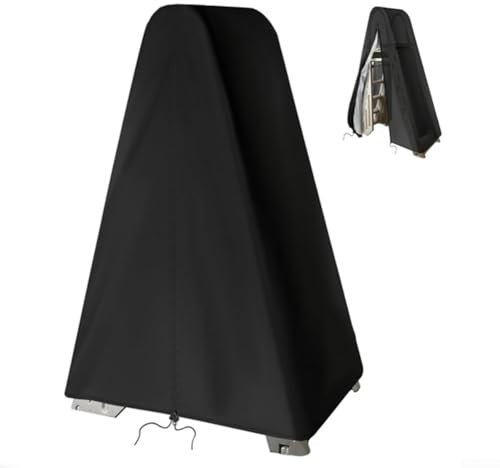 Bâche pour échelle de piscine extérieure, 210D très résistante à l'eau et à la poussière pour échelle de piscine hors sol avec boucle coupe-vent et cordon de serrage (noir)