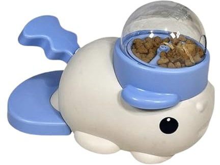 Hundgodisdispenser – gul husdjursmatare, interaktiv ankmat pusselleksak | långsam pusselmatare för hundar, för små och medelstora minskar uppblåsthet anti-kvävning, förbättrar din hunds