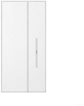 Sello de puerta corrediza para aire acondicionado, tela Oxford 210T, barrera de escape para unidades portátiles de CA y secadoras ventiladas, cubierta lavable con cremalleras (modelo de puerto único