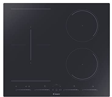 Candy Moderna CETPS64MCWIFITT Piano Cottura a Induzione, 4 Fuochi, Comandi Touch, Connesso, Vetroceramica, 59x52x6 cm, Nero