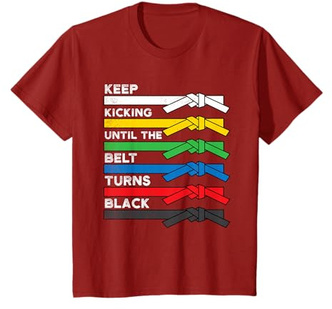 Taekwondo Black Belt Gift Unique Taekwon-do Martial Arts T-Shirt