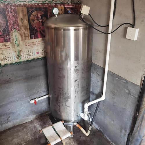 Depósito de presión precargado para pozo de agua con kit de montaje para uso residencial, ideal para gallineros, sótanos y sistemas de riego