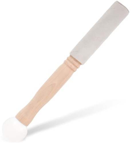 EXHUMKY Klangschalenschlägel mit Gummiring Leichter Klöppel für Klangschalen und Gongs Meditationsschlägel für Yoga und Entspannung