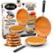 Gotham Steel Double Pan, The Perfect Pancake Maker – Nonstick Copper Easy to Flip Pan, Double Sided Frying Pan for Fluffy Pancakes, Omelets, Frittatas & More! Pancake Pan Dishwasher Safe