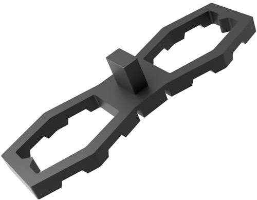 Terrassendielen Abstandhalter | Terrassfix Dielenabstand 6 mm | 200 Distanzhalter in für ca. 14m² Terrasse | Terrassendielen AbstandhalteLastübertragung bis 10 Tonnen. (100 Stück)