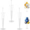 NUWIQ 3 Pezzi Supporto Palloncini, Porta Palloncini Supporto, Palloncino Kit con Bastoncini, per le Decorazioni di Feste, Matrimoni e Compleanni