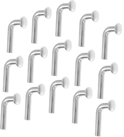 BELLIFFY 100pezzi Clip Di Sicurezza Per Scaffalature Pallet Da Ganci Per Rack Pesanti Pin Di Bloccaggio Con Rivetto Piatto e Design Accessori Per Stoccaggio Sicuro Magazzino