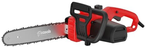 Casals - Motosierra Eléctrica Casals | 1400W Potencia | Corte Preciso de 35,5 cm | 6500 RPM | Ideal para Jardinería y Madera