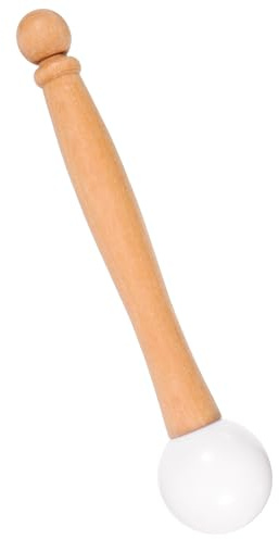 SHOWERORO Mallet De Canto De Cuenco De Cristal Con Mango De Madera Y Cabeza De Goma Accesorio Para Cuenco Sonoro Instrumento Musical Para Percusión