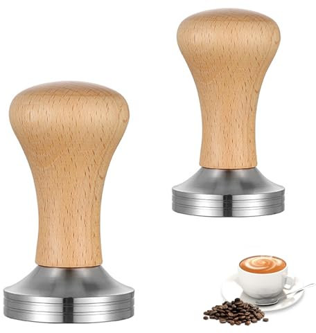 Maple Plentiful Presse-café en acier inoxydable de 51 mm - 51 mm - Argenté - 51 mm - 51 mm - 51 mm - Pour expresso et café