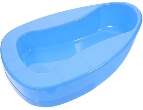 HOMOCONO Padella per Letto in Plastica Blu per Anziani, Robusta e Spessa, per Uso Domestico e Case