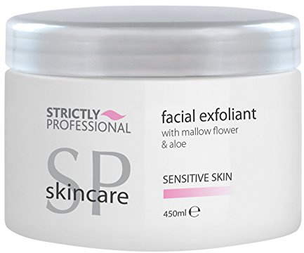 Strictly Professional Facial Exfoliant for Sensitive Skin 450ml – Gentle Face Scrub for Delicate Skin – Soothing & Skin Smoothing Skincare