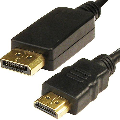 1m PRO DisplayPort Male to HDMI Plug Cable - Mac Video TV Monitor Adapter Lead - Loops