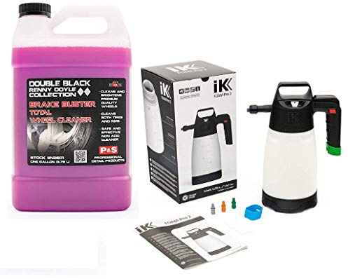 IK Foam Pro 2 & P&S Brake Buster 1 Gallon Wheel & Tire Cleaner Foamer Combo