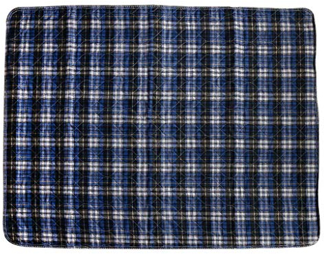 Inkontinenzeinlage, waschbar, wiederverwendbar, sehr saugfähig, für Babys und Kleinkinder, Baumwolle, PVC, Blau, 60 x 90 cm