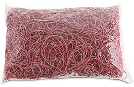 OFFICE PRODUCTS gummiband diameter: 100 mm färg: röd/vikt: 1 000 g – 1 kg/gummiringar gummi/gummi 60%/gummi för hem, kontor skola