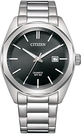 Citizen Herren Analog Quarz Uhr mit Edelstahl Armband BI5110-54E