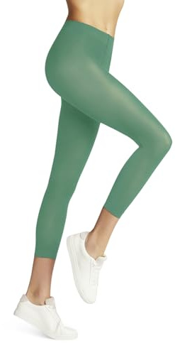 FALKE dam Pure Matt 50 DEN Capri Leggings halvt täckande matt rivstark
