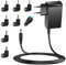 MEROM 12V 3A Universelle Netzteil 36W Ladekabel Power Supply für LED-Leiste, Lautsprecher, Router, Scanner, Kamera, DVD Spieler, Externe Mobile Festplatte, LCD Bildschirm Ladegerät (Mit 8 Tipps)