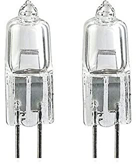 Tecnostore 2X LAMPADA ALOGENA G4 50W 12V luce bianca lampadina risparmio elettrico bianco