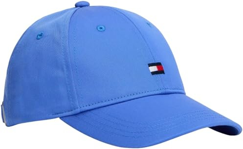 Tommy Hilfiger Bambini Unisex Cappellino Small Flag Regolabile, Blu (Empire Blue), S-M
