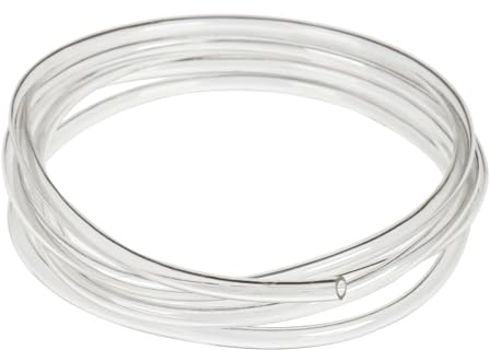 Casoter Tuyau d'air en PVC transparent de 2 m pour pompe d'aquarium, terrarium, étang