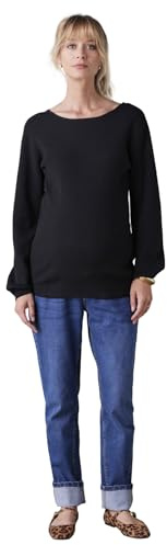 ENVIE DE FRAISE Pull décolleté Dos Dentelle Grossesse Noir 38/40