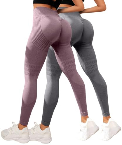 Genérico 2 Pack Leggins Vivacuerpo,Leggings Anticelulitis Mujer 3D, Mallas de Compresión, Leggins para la Celulitis, Leggings Anticelulitis Push Up Adelgazante Cintura Alta S-3XL