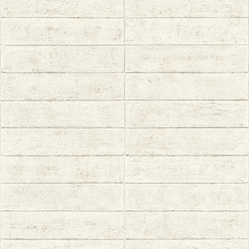 Rasch WTD Factory V 499612 - Papel pintado no tejido con piedras blancas y grises, diseño de pared de hormigón, color blanco