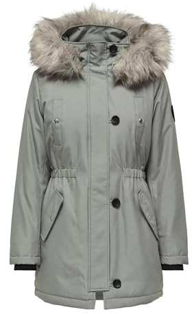 ONLY Femme Onliris Fur D'hiver Cc 2023 Otw Parka Courte, Shadow, S EU