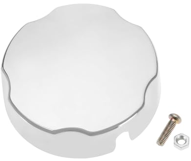 OTOTEC Bouton de Contrôle Pop-Up et Rotatif pour Vidange de Baignoire - En Plastique Chromé - Accessoires