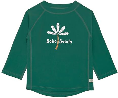 LÄSSIG Baby Kinder Schwimmshirt Badeshirt Langarm mit UV-Schutz/Long Sleeve Rashguard Palms Green, 13-18 Monate, Größe: 86