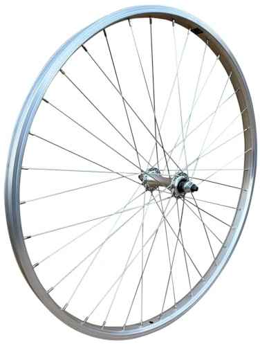 Baldys 26 Silver Front Mountain Bike Wheel Sealed Bearing Nutted Hub