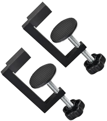 2 Pcs G Clampfor Woodworking, Small Clamps, Adjustable Screw Small Clamps, Sturdy and Durable,Tension Dial for Woodworking for Carpentry DIY Projects (Black)
