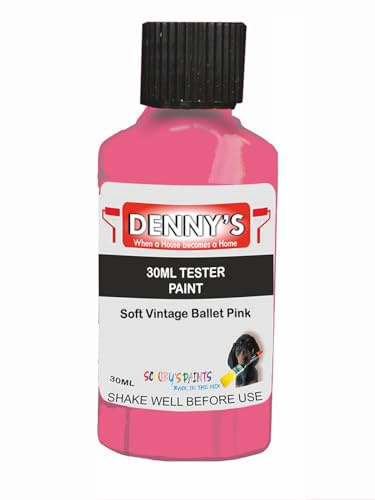 Premium Interior Wall & Ceiling Emulsion Paint – Soft Vintage Ballet Pink – Rich Matt Finish, Durable & Washable, Low Odour, Ideal for Living Rooms, Bedrooms & Hallways (30ML Tester Bottle)