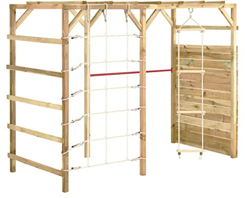 Genérico Estructura Escalada Madera de Pino impregnada 240x100x170 cm,Juegos y Juguetes,Estructuras para Juegos al Aire Libre,3059954