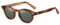 SHEEN KELLY Retro Acetat Ovale Sonnenbrille für Männer Frauen Hochauflösend Polarisierte Round Linse Material