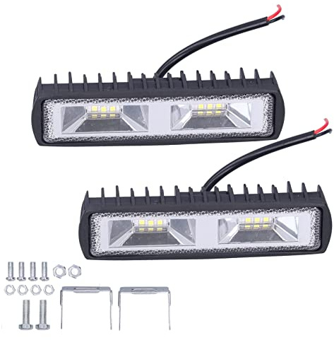 Car Work Light Bars 12LEDs 36W 12‑24V Spotlights Strålkastare för motorcykel lastbil båttraktor Trailer Offroad