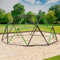 VESKA Klettergerüst DomeClimber Kinder Metall Kletterkuppel Geodome (12FT - 360cm, anthrazit/grün)