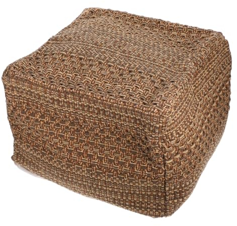 CIYODO Kissenbezug Quadratisch Dicke Baumwoll-leinen-Matte Sitzbezug Für Den Innenbereich Meditationsstuhl-pad Robuste Sitzmatte Aus Baumwoll-leinen